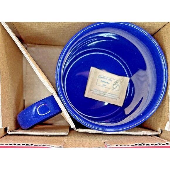 Chic & Tonic Other - Ceramic Coffee Mug Chic Tonic 14oz Blue White Snowflake Winter Holiday - NIB